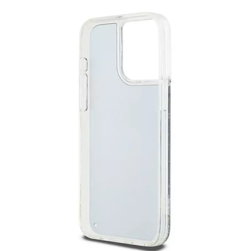 DKNY Liquid Glitter Big Logo iPhone 14 Pro Max -kotelo - musta