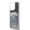 DKNY Liquid Glitter Big Logo iPhone 14 Pro Max -kotelo - musta