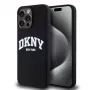 DKNY Liquid Silicone Arch Logo MagSafe-kotelo iPhone 14 Pro Max - musta