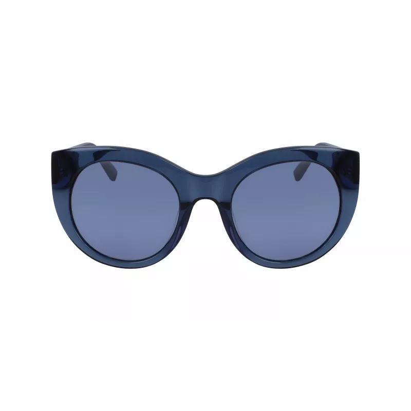 DKNY naisten perhos-aurinkolasit DK517S-400 sininen asetaatti harmaa liukuvärilinssi 52 mm