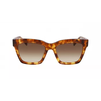 DKNY naisten aurinkolasit DK551S-243 havanna/tortoise brown gradient 53 mm