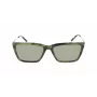 DKNY naisten aurinkolasit DK709S305 - musta asetaattikehys, harmaat polykarbonaattilasit, 55 mm lasin leveys