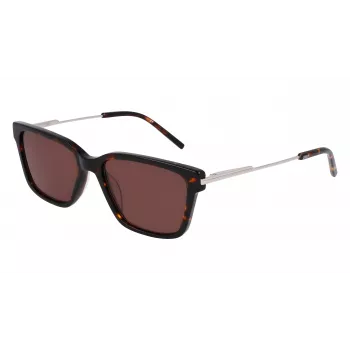 DKNY naisten aurinkolasit DK713S5617237 Havana ruskea suorakaide 56 mm