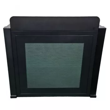 DNA PROFESSIONAL DNA DJ BOOTH MESH BK kannettava DJ-teline, musta