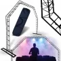 DNA PROFESSIONAL DNA DJ GATE kannettava valotrussijärjestelmä, teräs, musta, 60 kg kantokyky, 1500-3000 mm korkeus