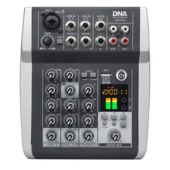 DNA PROFESSIONAL DNA QMX502 5-kanavainen analoginen mikseri sininen