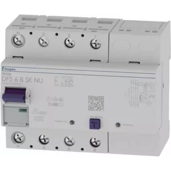 Doepke DFS6 063-4/0,03-B SK NU vikavirtasuojakytkin 4-napainen 63A 30mA Type B 09144899