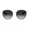 Dolce & Gabbana naisten aurinkolasit DG2227J-02-8G kulta metalli harmaa liukuväri 52 mm