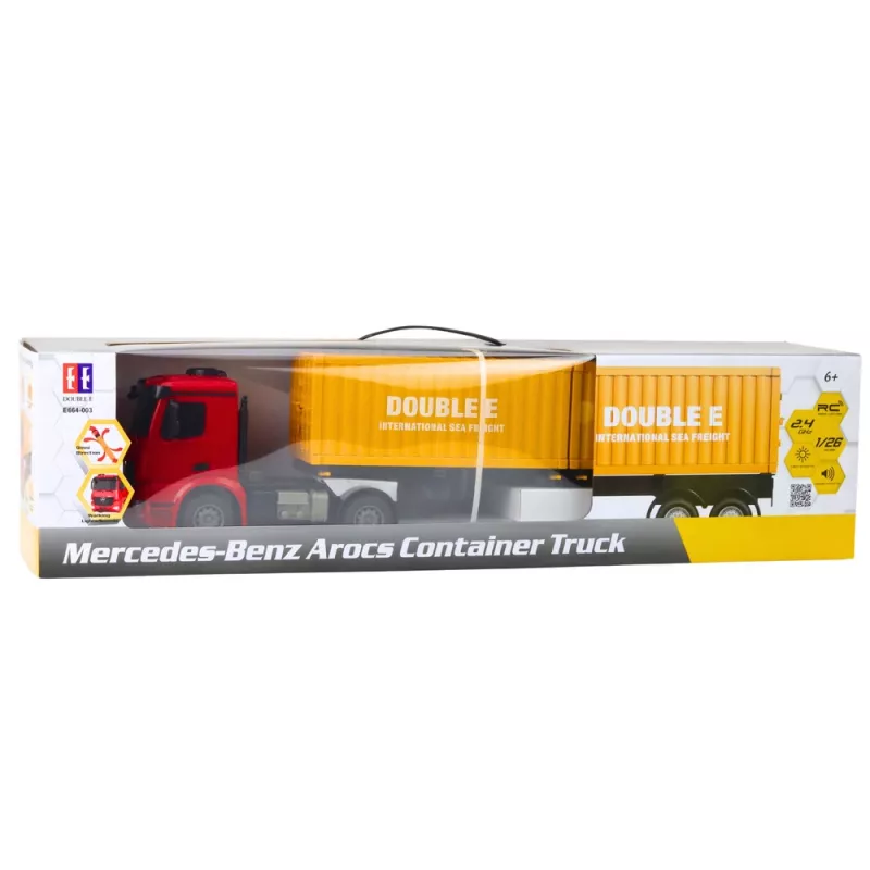 Double E Mercedes-Benz Arocs RC-konttiauto 1:26