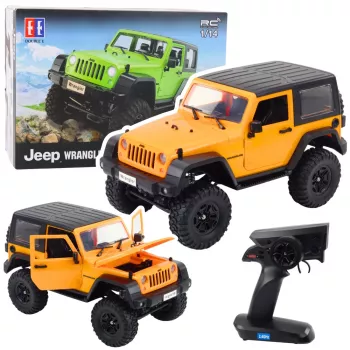 Double E RC Jeep Wrangler Rock Crawler oranssi 1:14 kauko-ohjattava maastoauto