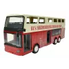Double E kaukosäädettävä kaksikerrosbussi R/C 2.4G 1:18