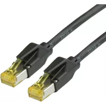 Draka Comteq Cat.6a 10 m S/FTP patch-kaapeli RJ-45 musta