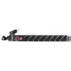 DSIT DS-8PDU-C13 19" 1U virranjakeluyksikkö, 8 C13-lähtöä, 1,8 m kaapeli, musta