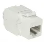 DS-IT CAT6a UTP Keystone -verkkopistorasia - työkaluton - valkoinen (DS-KC-UTP6A-TL-W)