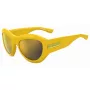 DSQUARED2 D2-0072-S-40G miesten kulmikkaat asetaatti-aurinkolasit havanna ruskea liukuväri 59 mm