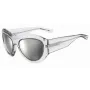 DSQUARED2 D2-0072-S-900 miesten kulmikkaat asetaatti-aurinkolasit - musta kehys, harmaat linssit, 59 mm