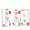 Dudao L15T OTG USB 2.0 - USB Type-C adapterikaapeli, harmaa, 15 cm