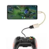 Dudao L15T OTG USB 2.0 - USB Type-C adapterikaapeli, harmaa, 15 cm