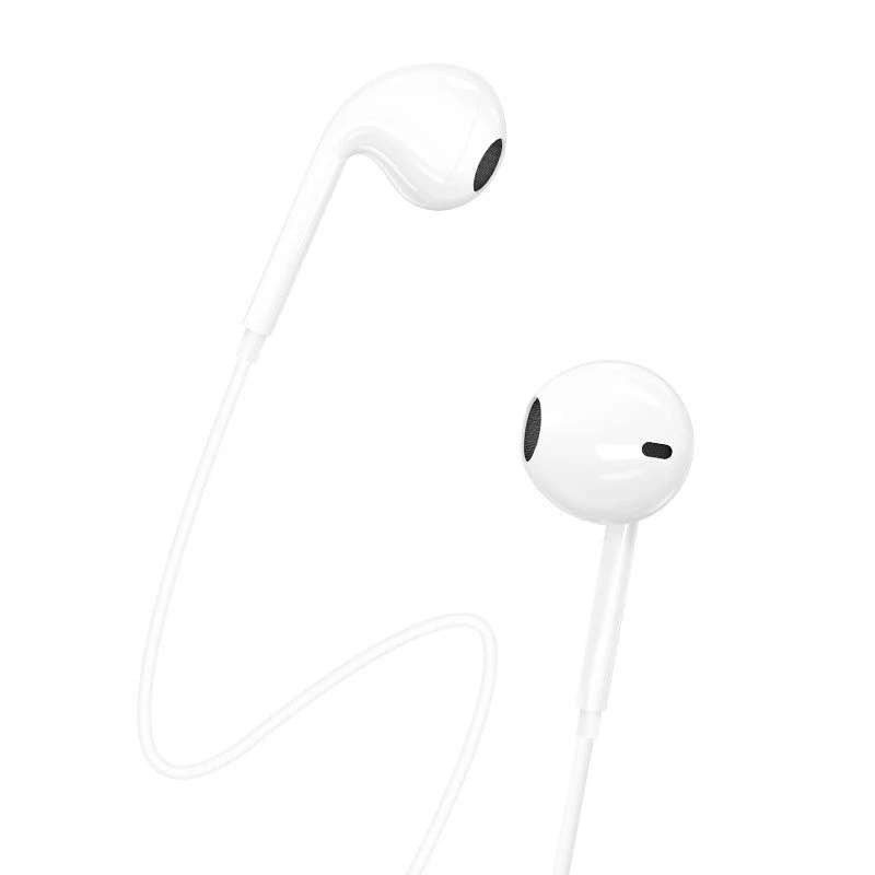 Dudao USB Type-C Connecto stereokuulokkeet uusi ergonominen korvakappalemalli X3C valkoinen