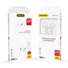 Dudao USB Type-C Connecto stereokuulokkeet uusi ergonominen korvakappalemalli X3C valkoinen