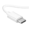 Dudao USB Type-C Connecto stereokuulokkeet uusi ergonominen korvakappalemalli X3C valkoinen