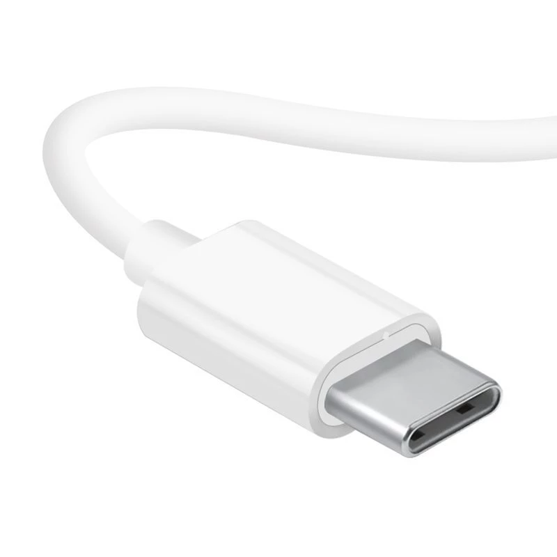 Dudao USB Type-C Connecto stereokuulokkeet uusi ergonominen korvakappalemalli X3C valkoinen