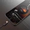 Dudao X3C nappikuulokkeet johdolliset USB-C 1,2 m - musta