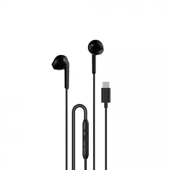 DUDAO X3C nappikuulokkeet johdolliset USB-C kuulokkeet 1,2 m - musta