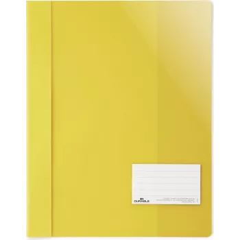 DURABLE A4+ raporttikansio tarraikkunalla 90x57 mm, läpinäkyvä, 25 kpl:n pakkaus 269004