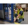 Durable C35 kulmasuojaprofiili, itseliimautuva, 1 m, keltainen/musta