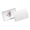 DURABLE CLICK FOLD -nimikylttipidike kombiklipsillä, 90 x 54 mm, läpinäkyvä, 25 kpl:n pakkaus (821419)