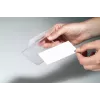DURABLE CLICK FOLD nimikyltti klipsillä, 90x54 mm insertti, läpinäkyvä, 25 kpl:n pakkaus 821619