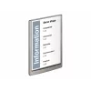 Durable Click Sign A4 Pysty-ovikilpi, grafiitti (486737)
