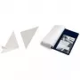 DURABLE CORNERFIX® itseliimautuvat kolmiolokerot, 175 mm, läpinäkyvä, 100 kpl (828319)