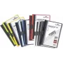 DURABLE DURACLIP 30 A4 PVC-puristin, 30 arkin kapasiteetti, musta/vihreä/läpinäkyvä, 3 kpl:n pakkaus 220032