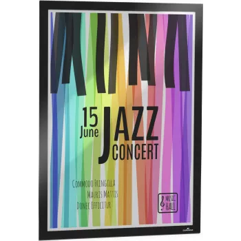 DURABLE DURAFRAME POSTER A2 itseliimautuva infokehys, musta, 1 kpl 505301