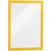 DURABLE DURAFRAME® itseliimautuva magneettikehys A4 keltainen, 2 kpl (487204)