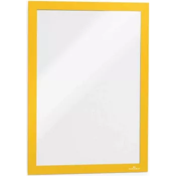 DURABLE DURAFRAME® itseliimautuva magneettikehys A4 keltainen, 2 kpl (487204)