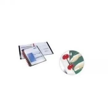 DURABLE DURALOOK® EASY PLUS A4 esityskansio 20 taskua musta 242701