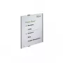 DURABLE INFO SIGN A3 pystysuunta hopea alumiininen ilmoitustaulu, häikäisemätön akryyli, ruuvikiinnitys, 297 x 420 mm insertti 480823