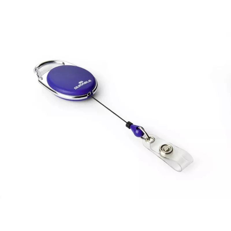 DURABLE Jojo STYLE henkilökortinpidike painonappilenkillä, 10 kpl:n pakkaus, musta 832407