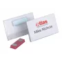 DURABLE magneettinen nimikyltti 90 x 54 mm, kirkas, 25 kpl pakkauksessa 811719