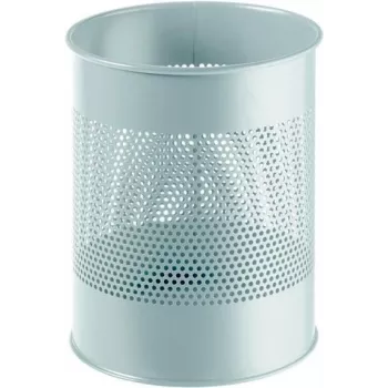 DURABLE metallinen roskakori 15L pyöreä rei'itetty musta 331010