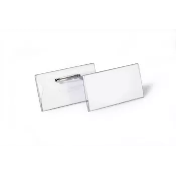 DURABLE nimikyltti 40x75 mm neulakiinnityksellä, 100 kpl 800119