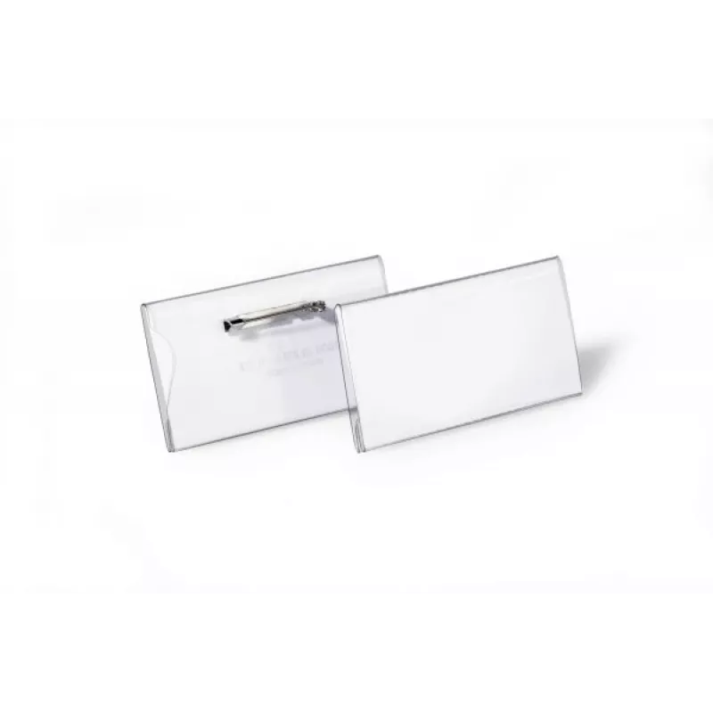 DURABLE nimikyltti 40x75 mm neulakiinnityksellä, 100 kpl 800119
