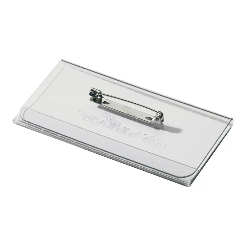 DURABLE nimikyltti 40x75 mm neulakiinnityksellä, 100 kpl 800119