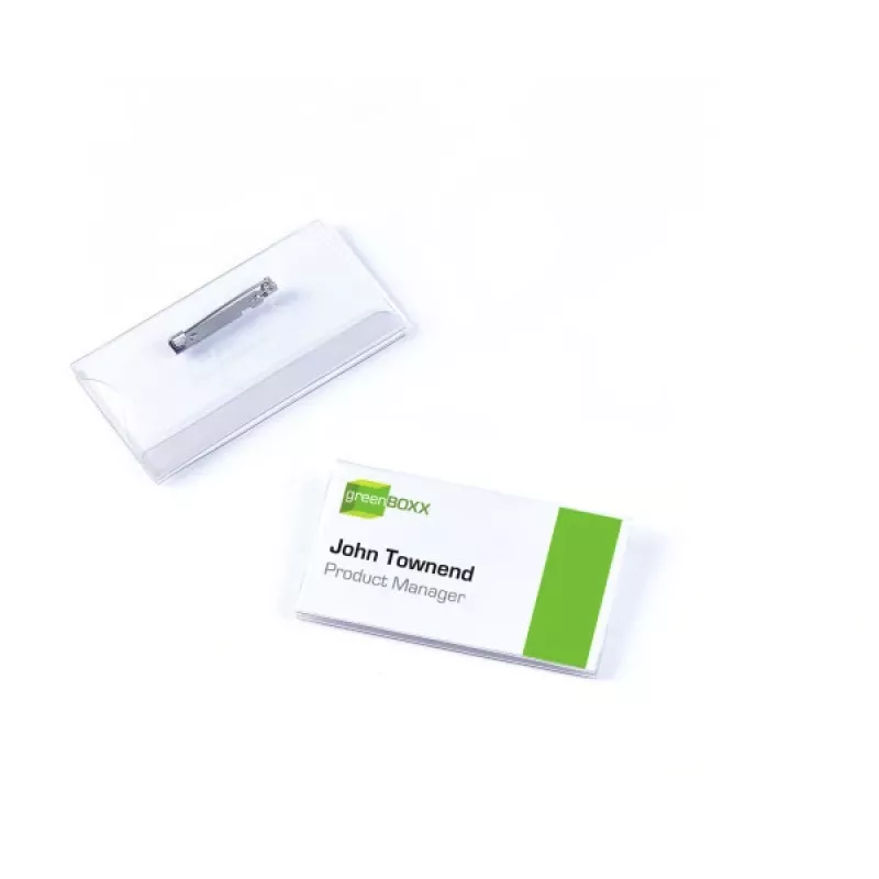 DURABLE nimikyltti 40x75 mm neulakiinnityksellä, 100 kpl 800119
