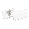 DURABLE nimikylttipidike 40x75 mm kombiklipsillä, akryyli, läpinäkyvä, 25/VE (812119)