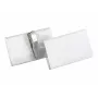DURABLE nimikylttipidike 75x40 mm krokotiiliklipsillä, läpinäkyvä, 25 kpl:n pakkaus 811019