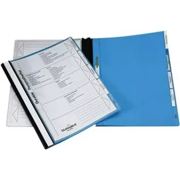 DURABLE Personal -henkilökohtainen arkistokansio ripustuskiskolla A4 sininen (5 kpl:n pakkaus) 255506